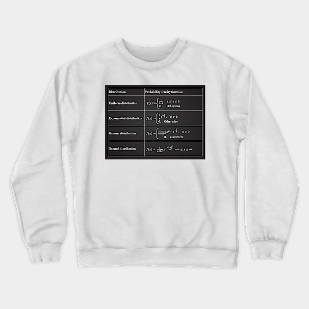 Probability Density Crewneck Sweatshirt by ScienceCorner